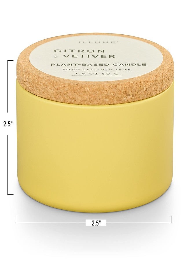 ILLUME Verde Collection Tin Candle with Cork Lid, Citron & Vetiver - Image 2