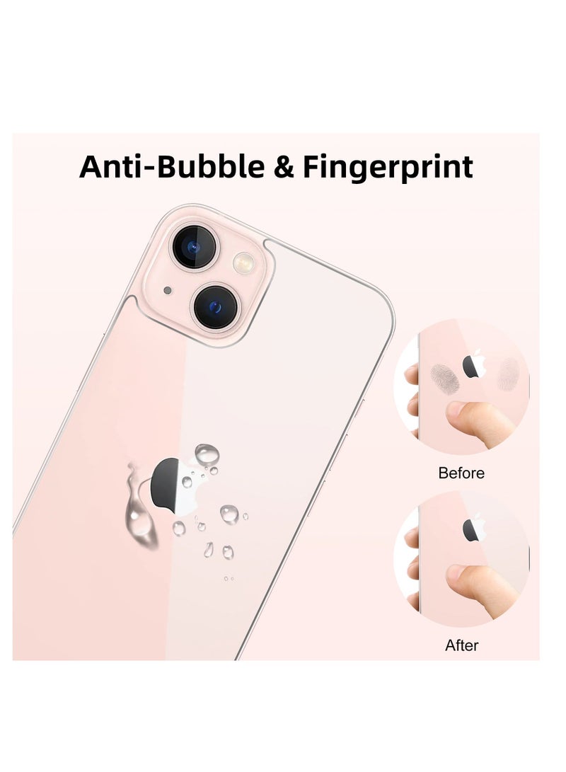 Screen Protector for iPhone 13,iPhone 13 Camera Protector, iPhone 13 Front and Back Screen Protector Tempered Glass [Anti-Scratch][New Version] Protective Film(6.1") - Image 3