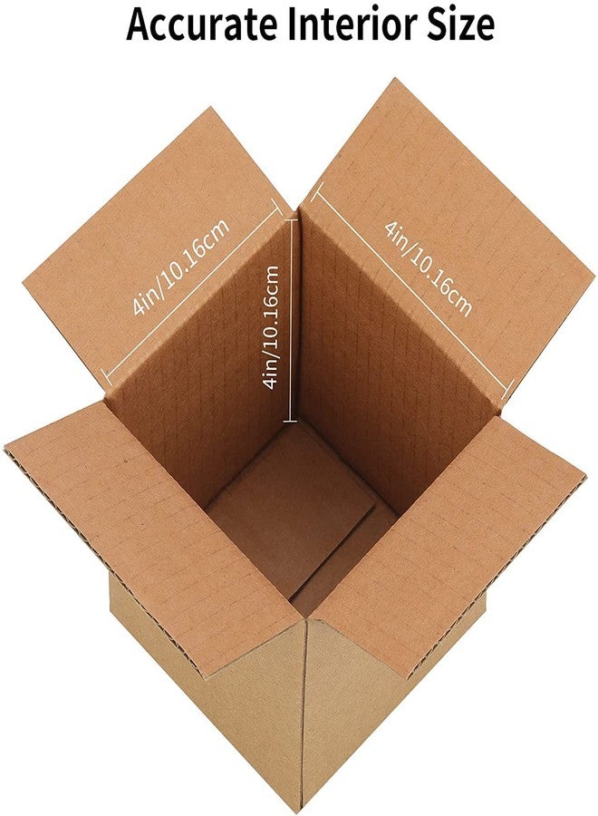 POWERLON صندوق كرتون مموج من باورلون للتعبئة والنقل والشحن (عبوة من 50) (4 × 4 × 4) - Image 4