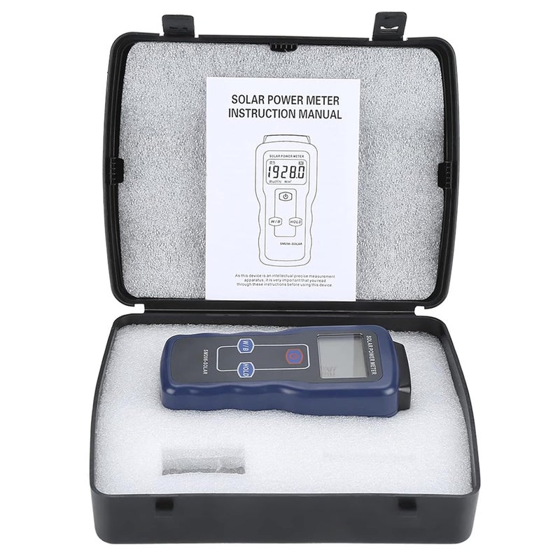 Handheld Solar Radiation Detector Sunlight Meter with Hold Function for Energy Research - Image 1
