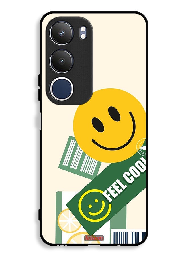 Tolwak Vivo Y19s 4G Protective Case Cover Feel Cool Sticker - Image 1