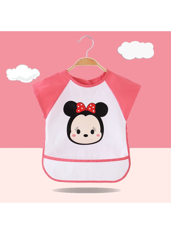 Baby Smock For Eating, Waterproof And Anti-dirty, Fashionable Outer A, Kidsren's Summer Reverse Wear Protective Clothing, Baby Bib And Rice Bag