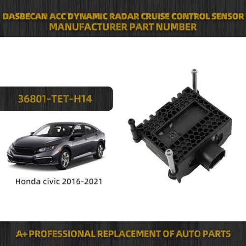 Dasbecan 36801TETH14 Acc Dynamic Radar Cruise Control Sensor Compatible with Honda Civic 20162021 Adaptive Cruise Control Sensor Module - Image 3