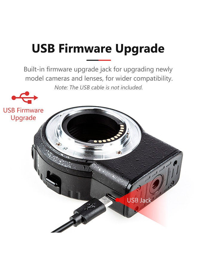 Viltrox NF-M1 Auto Focus Lens Mount Adapter Support VR EXIF Transmitting Compatible with Nikon F Mount Lens to Micro Four Thirds(MFT, M4/3) Camera  - Image 2