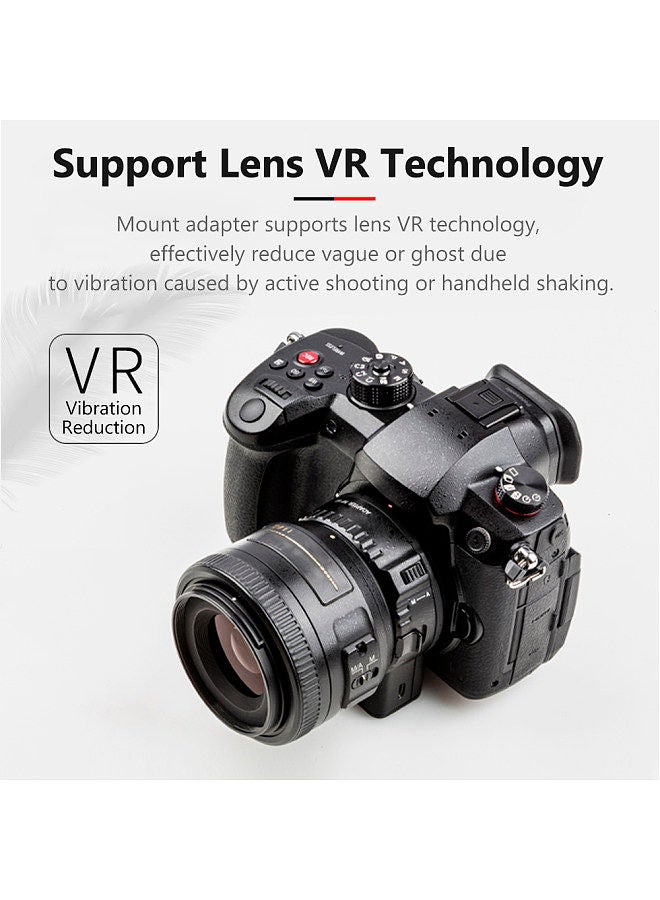 Viltrox NF-M1 Auto Focus Lens Mount Adapter Support VR EXIF Transmitting Compatible with Nikon F Mount Lens to Micro Four Thirds(MFT, M4/3) Camera  - Image 5