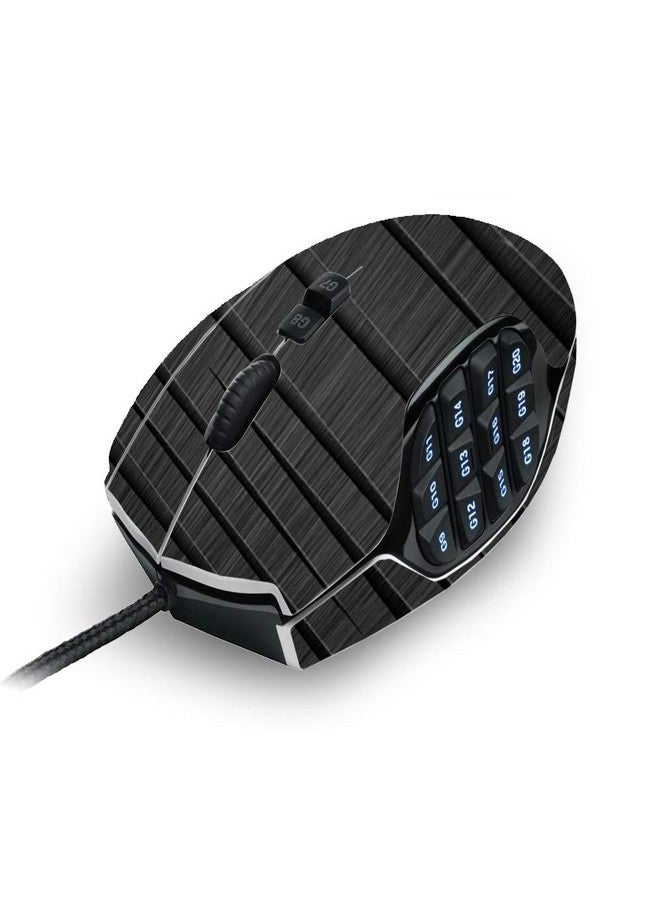 MIGHTY SKINS MightySkins Skin Compatible with Logitech G600 MMO Gaming Mouse - Carved Wood | Protective, Durable, and Unique Vinyl Decal wrap Cover | Easy to Apply, Remove, and Change Styles | Made in The USA - Image 2