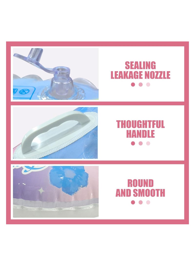 SYOSI Pool Inflatables Swim Ring for Kids, Cute Animal Rubber Ring, Pool Floats, Summer Outdoor Fun Beach Party Swim Ring Water Sport Gift for Boys Girls, Beach, Pool, Park, Lake, for 5-9 Years Old - Image 2