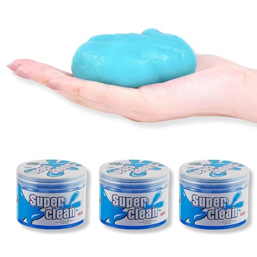 Arto Multipurpose Re-Usable Slime Gel Putty for Dirt, dust Cleaning for Home Windows, Gaps, car Interior, pc,Laptop,Keyboards,Mobile Phones, Earphones and Gadgets (Multicolor) (Pack of 3) - Image 1