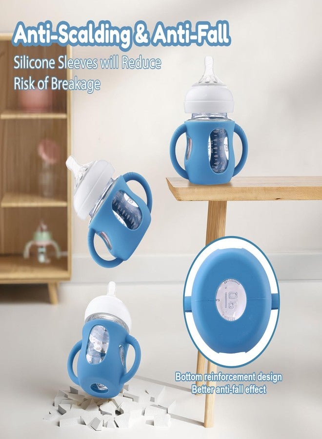 Hranio Silicone Bottle Covers Silicone Sleeve for Avent Natural Glass Baby Bottles Fits Philips Avent Glass Bottle Sleeve Phillips Avent Glass Bottles 4oz (3 Pcs) - Image 4