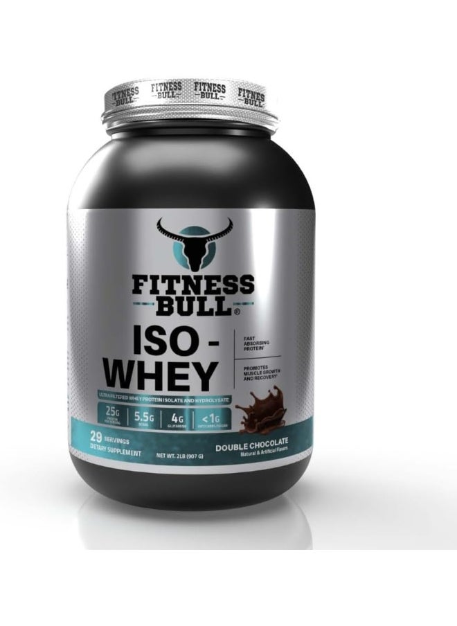 FITNESS BULL Iso Whey Protein Powder 