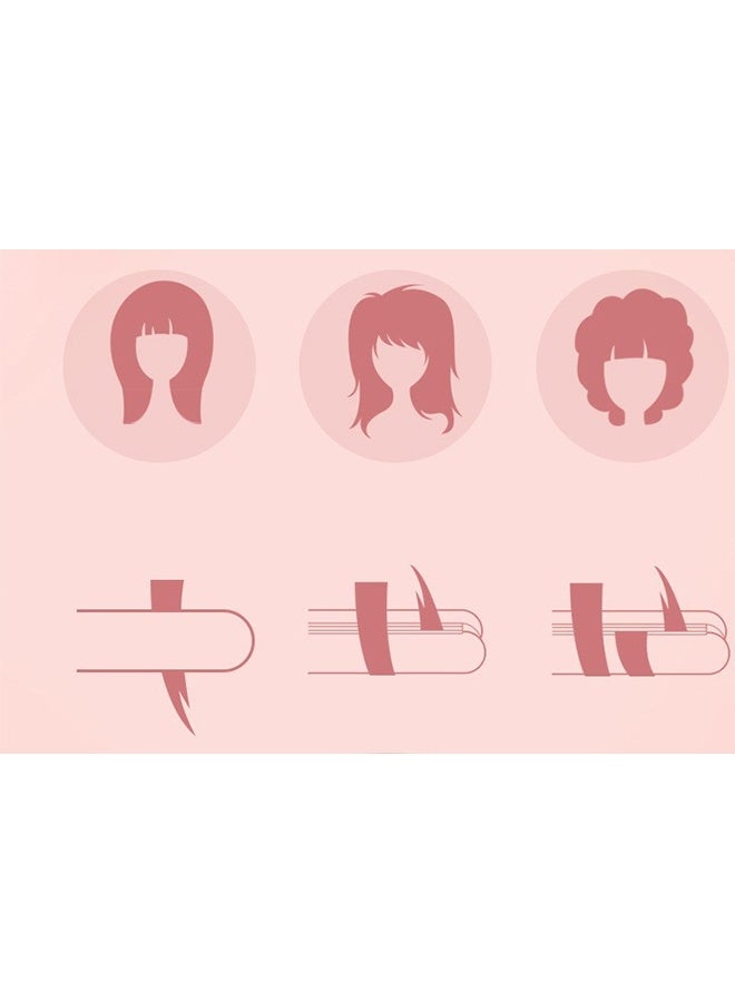 2-في-1 ميني سيراميك الشعر التجفيف للشعر القصير الدقيق ، التدفئة السريعة حجم السفر التجفيف الحديد مع الحبل الدوارة الخالية من التشابك ، المدمجة والخفيفة الوزن للتجفيف اللطيف (الأرجواني) - Image 2