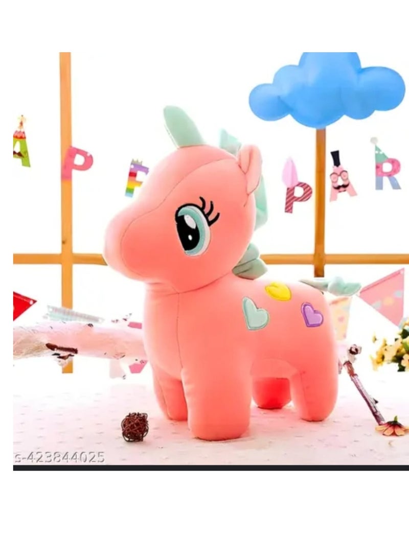Unicorn Teddy Bear Plush Soft Toy Cute Kids Birthday Animal Baby Boys/Girls (25 Cm)  - Image 1