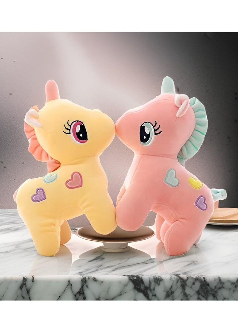 Unicorn Teddy Bear Plush Soft Toy Cute Kids Birthday Animal Baby Boys/Girls (25 Cm)  - Image 3