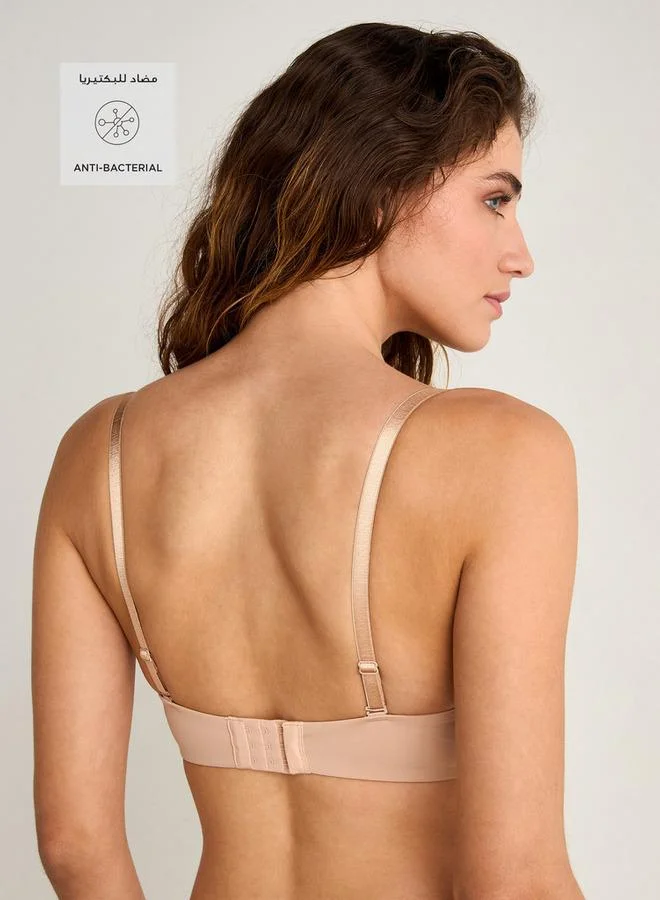 Splash FAV Push-Up Demi Bra with Hook and Eye Closure