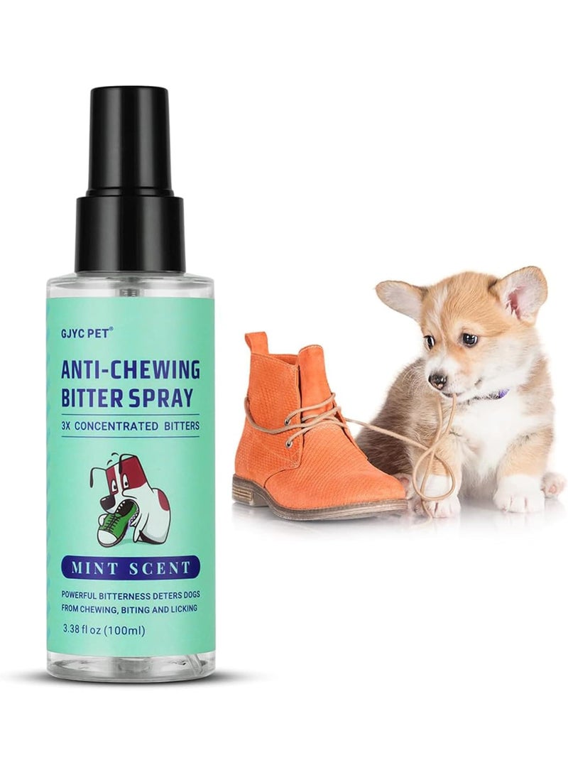 KASTWAVE No Chew Spray for Dogs, 100ml - Alcohol-Free Bitter Deterrent for Dogs  Cats, Training  Behavior Aids, Effective Anti-Chew Formula, Safe on Skin  Fur - Image 1