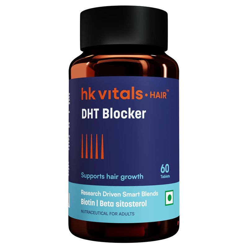 hk vitals DHT Blocker with Biotin (60 Tablets) | Stinging Nettle - Image 1