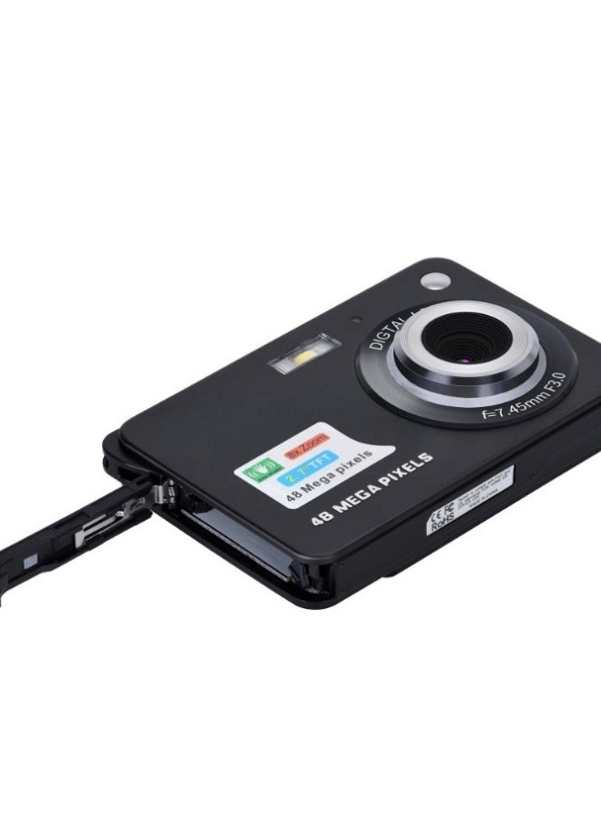 Generic Entry Level 48 Million Pixel Ordinary Digital Camera Home Selfie Card Camera HD Camera 2.7K-Body Color:16G + Card Reader  - Image 4