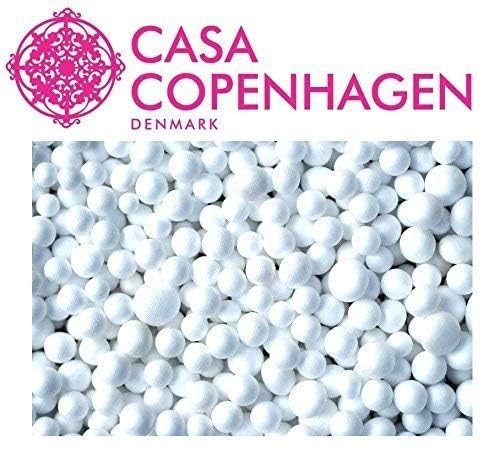 CASA COPENHAGEN Casa Copenhagen Premium Virgin Grade Thermocol Balls Refill for Pillows Sofa Bean Bags Soft Toys Beans for Bean Bag Refill 4 Kg White  - Image 2