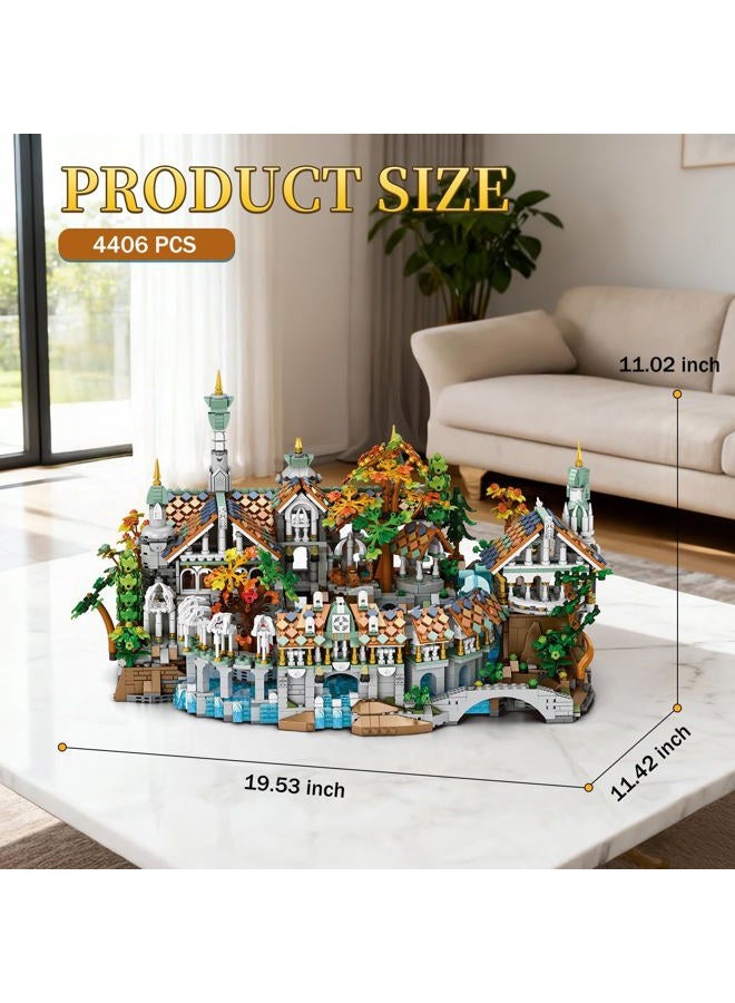 Reobrix European Century Rivendell Building Blocks Set for Adults 55015 - Image 3