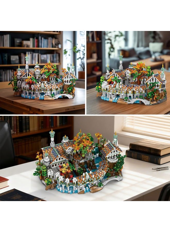 Reobrix European Century Rivendell Building Blocks Set for Adults 55015 - Image 5