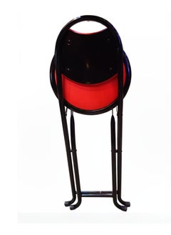Generic Metal prayer chair made of iron for prayer, for the elderly, and for the kitchen - foldable - highly durable, can bear up to 150 kg - fully imported - red color  - Image 4