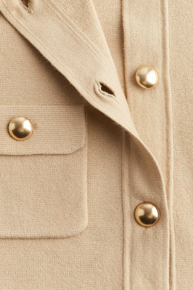 اتش اند ام كارديغان بأكمام قصيرة