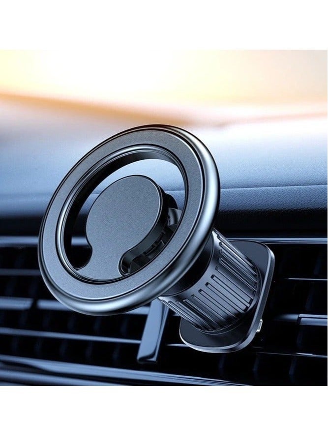 "Bastec BC1250 MagSafe Magnetic 2-in-1 Car Phone Holder – 360-Degree Rotatable Stand"