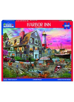 WHITE MOUNTAIN White Mountain Puzzles - Harbor Inn - 1000 Piece Jigsaw Puzzle  - Image 2