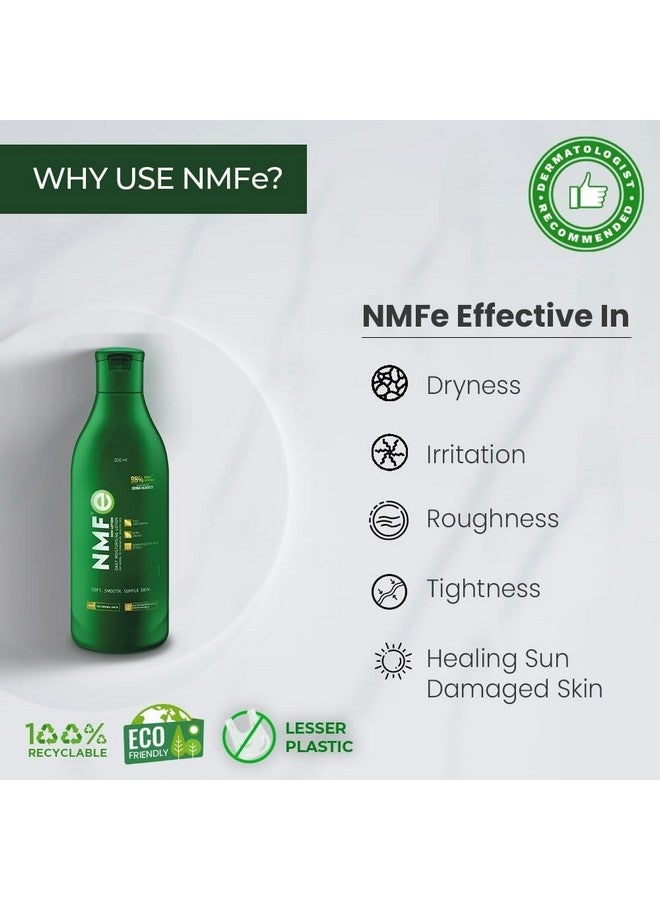 NMFe Skin Lotion 200ml | Daily Moisturising lotion | For all Skin type | Aloe vera & Vitamin E | Dermatologically Tested | Quick Absorbing, Non Greasy and Easily Spreadable - Image 5