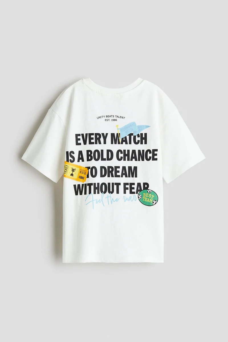 H&M Printed cotton T-shirt