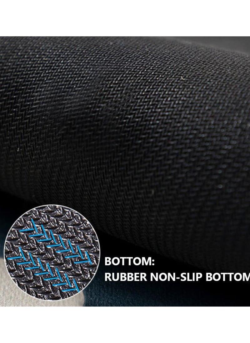 Alruht Bath Mat with Highly Absorbent, Non Slip Floor Mat with Non Slip Texture of the Bottom, Comfortable Cushioned Floor Mat with Cotton like Fabric Sapphire  - Image 5
