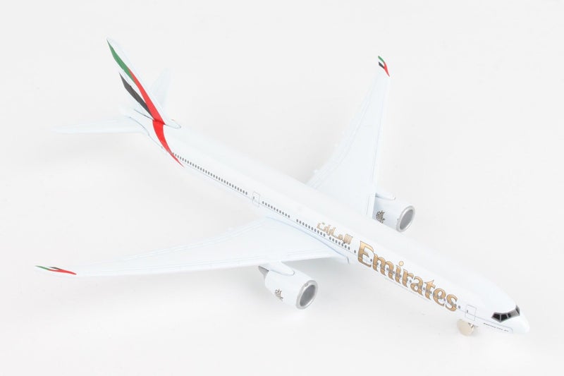Daron طائرة ديرون – الإمارات 777x – نموذج طائرة معدني مصبوب مع أجزاء بلاستيكية للأطفال من عمر 3 سنوات فما فوق - Image 2