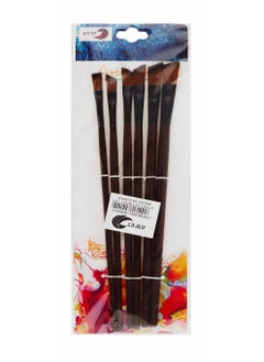 ATKET 6-Piece Flat Artist Brushes 