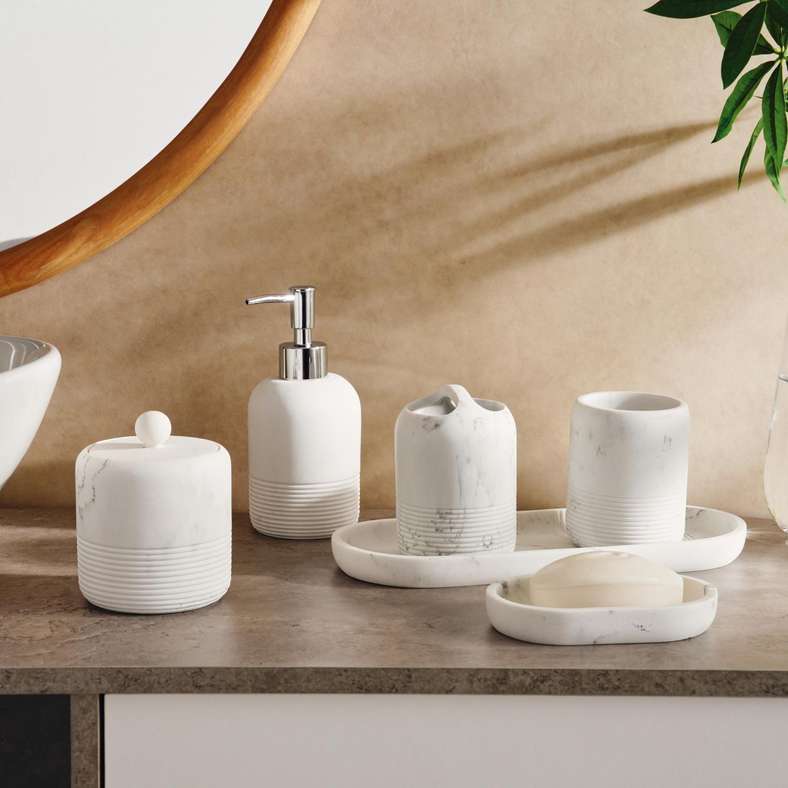 Pan Home صحن صابون تروي - أبيض - Image 3