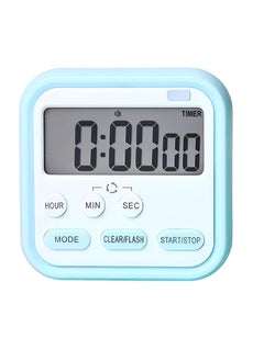 HEVIR HEVIR Digital Kitchen Timer with Large LCD Display Countdown Stopwatch with Magnetic Back Flashing Light and Retractable Stand Perfect for Cooking Baking Studying and Classroom Use White  - Image 1