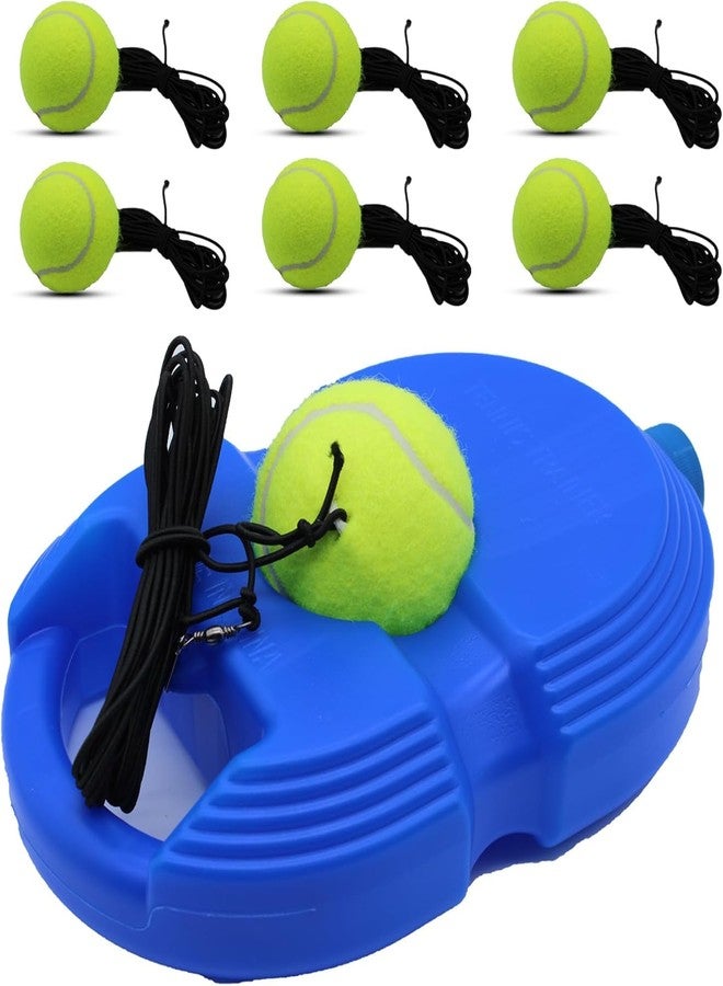 Kelexx Tennis Trainer Rebound Ball with String - Solo Tennis Training Equipment for Self Practice, Portable & Durable Rebounder for Beginners, Kids & Adults - Improve Hand-Eye Coordination & Footwork - Image 1