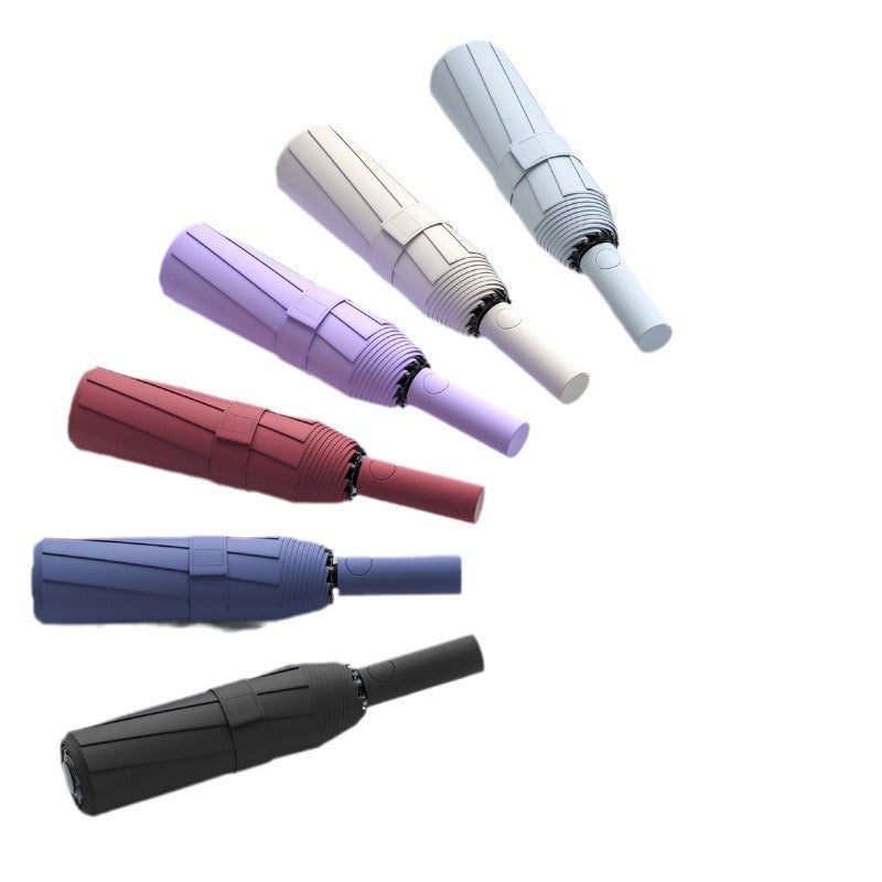 Automatic Folding Umbrella with Reverse Open, Windproof, UV Protection for Rain and Sun - Image 5