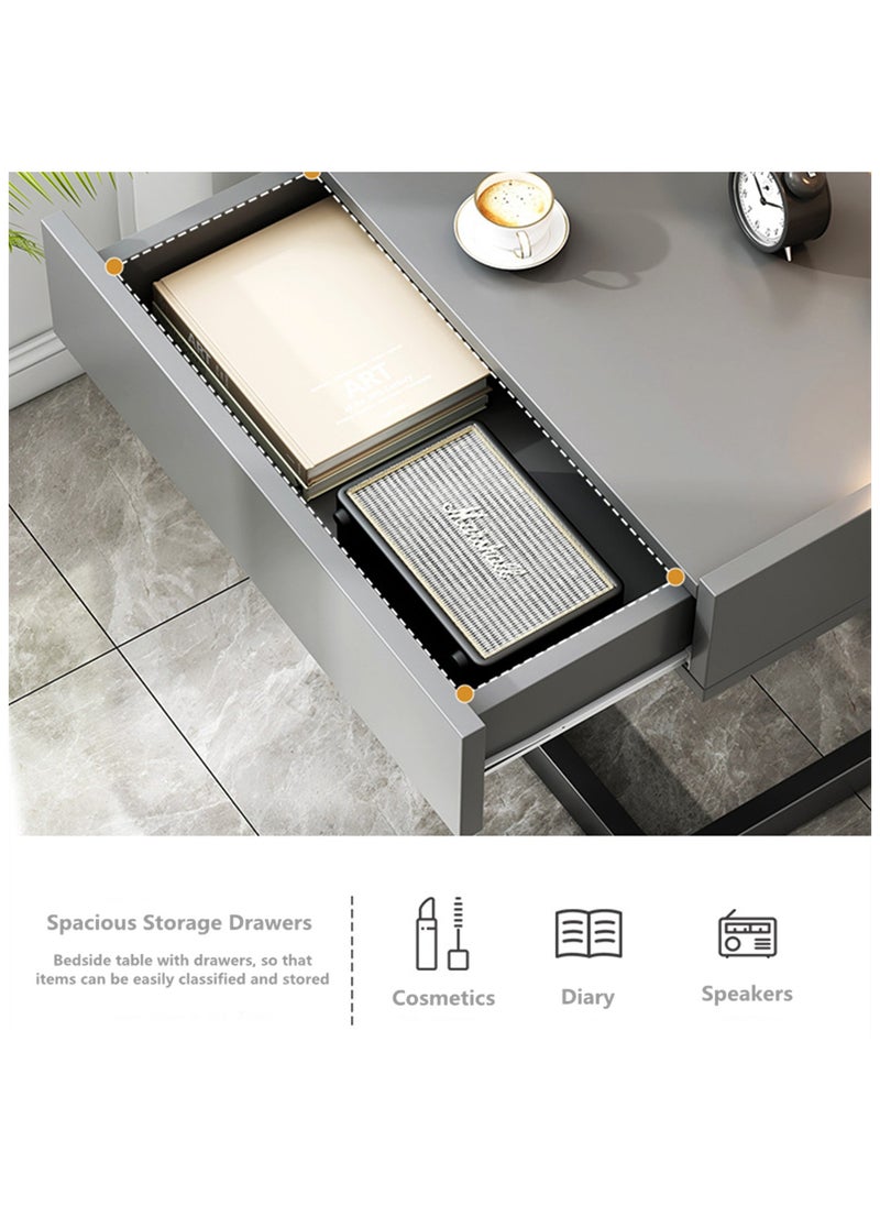Nightstands,Bedside Table,Small Night Stand,Suitable for study, living room, bedroom