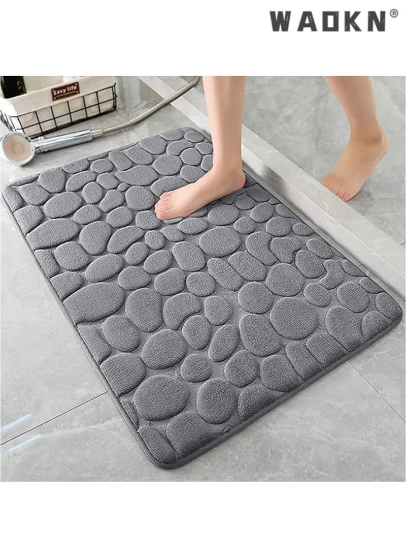 Bathroom Mat Anti Slip Bath Rug - 80x50 CM Instant Dry Bathroom Mats, Washable Rug Door Mat For Bathroom, Super Water Absorbent Shower Mat, Soft Carpet Bath Floor Mat For Bathroom Tub - pzsku/Z5A8FD17AED6AF9585DD4Z/45/_/1727427179/ad0804f9-1574-45ff-b2e9-009eda6f754f