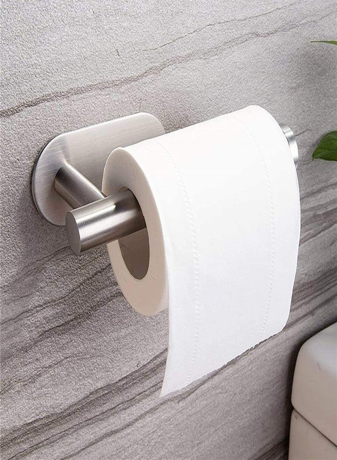 Aobvrey 2 PCS Toilet Paper Holder, Premium SUS304 Stainless Steel Rustproof Wall Mounted Toilet Roll Holder No Drilling Toilet Tissues Holder for Bathroom, Washroom, Kitchen (Silver) - Image 4