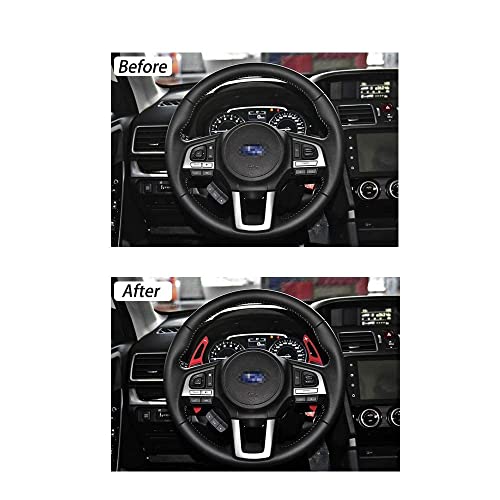 CKE ملحقات CKE متوافقة مع سوبارو فورستر أوتباك XV كروس تريك إمبريزا ليجاسي أسيانت WRX BRZ سايون FR-S GT86 غطاء دافعة السيارة - أحمر - Image 5