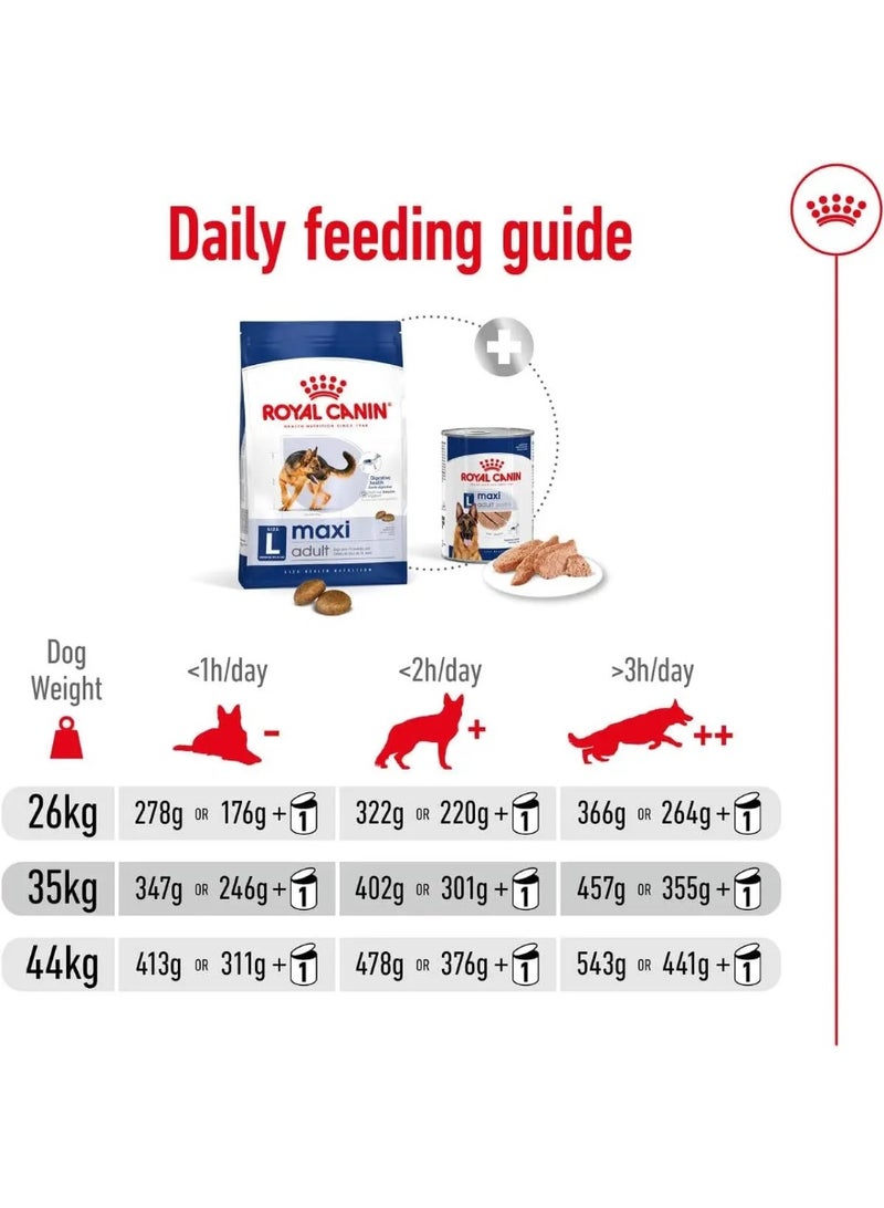 ROYAL CANIN طعام جاف للبالغين من رويال كانين ماكسي 10 كجم - Image 5