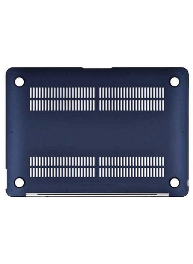 Hard Shell Protective Case Cover Compatible with MacBook Pro 16-Inch Model: A2141 (MVVJ2xx/A, MVVK2xx/A, MVVL2xx/A, MVVM2xx/A) Retina Display with Touch Bar Touch ID, Navy Blue
