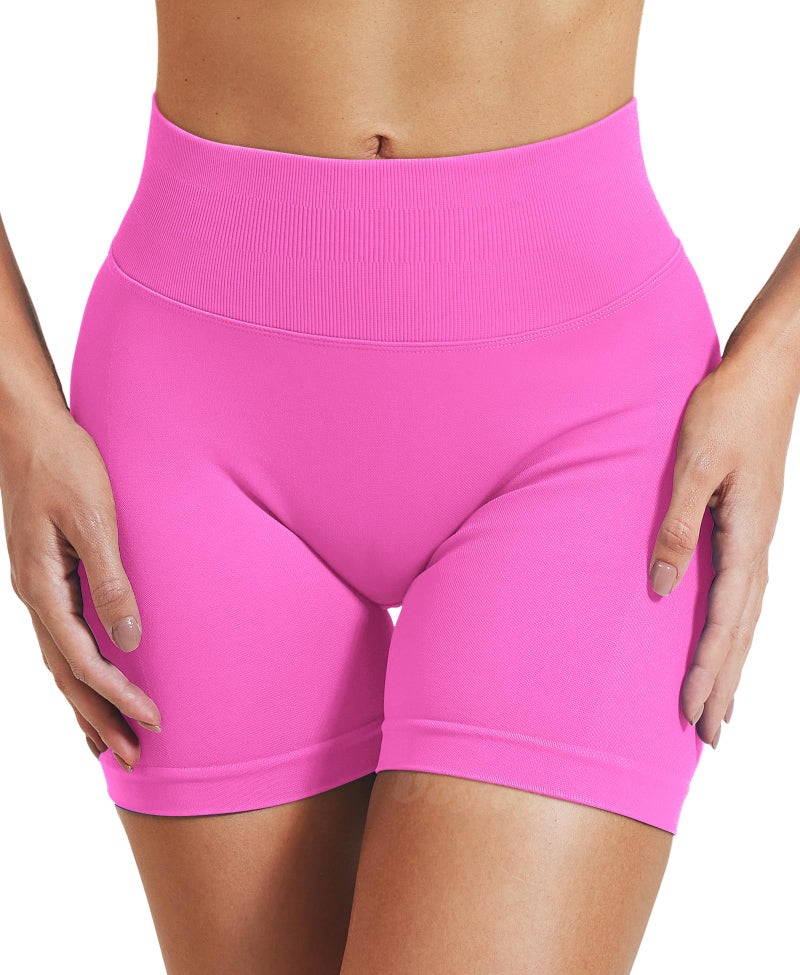 VOYJOY Women Workout Impact Shorts 2.5"/ 3.6"/ 4.5"/ 6" Scrunch Butt Lifting Gym Seamless Booty Biker Shorts - Image 4