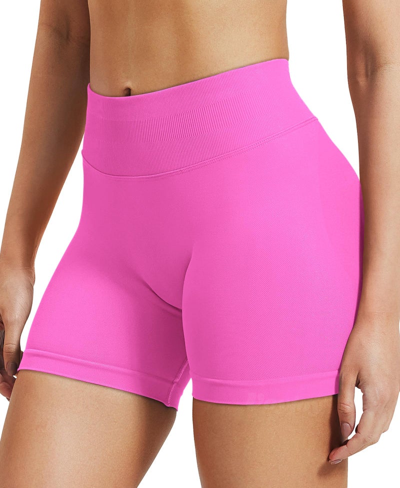 VOYJOY Women Workout Impact Shorts 2.5"/ 3.6"/ 4.5"/ 6" Scrunch Butt Lifting Gym Seamless Booty Biker Shorts - Image 3