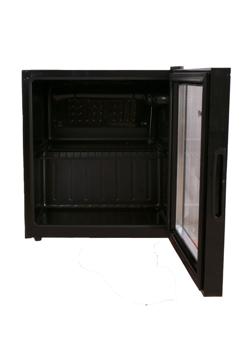 General Goldin - General Goldin Glass Display Mini Bar Refrigerator, Black 50 Lt, Noiseless, High Quality Compressor, Lock Key, Maximum Capacity - Image 1