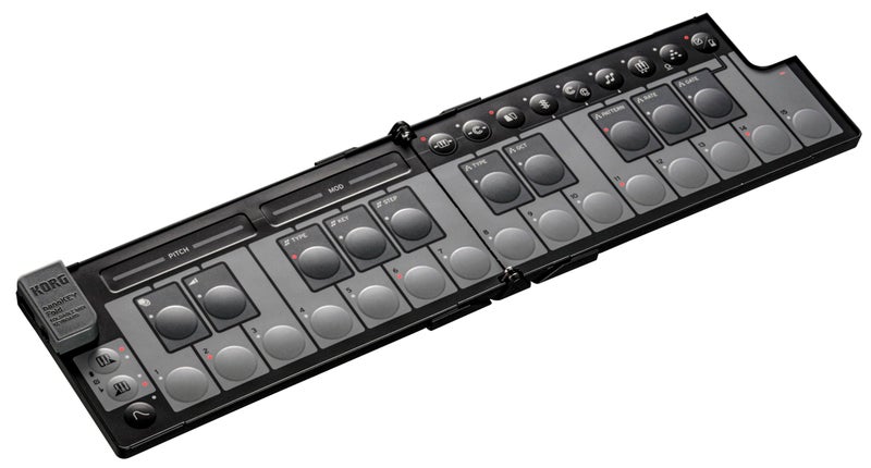 Korg nanoKEY Fold 25Key Foldable MIDI Keyboard Controller with USBC and TRSMIDI Black - Image 2