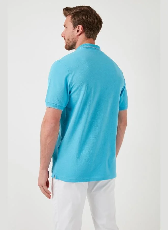 Buratti  Buratti Cotton Slim Fit Striped Detail Buttoned Polo Collar 3-Pack Men's T-Shirt 5902118S3 for Men | Best Price UAE