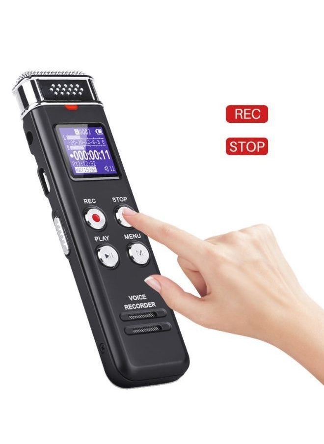 Generic - 32GB Digital Voice Recorder Voice Activated Recorder with Playback - Upgraded Small Tape Recorder for Lectures, Meetings, Interviews, Mini Audio Recorder USB Charge, MP3 - Image 1