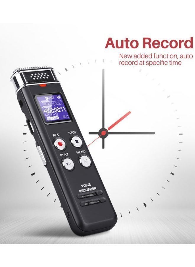 Generic - 32GB Digital Voice Recorder Voice Activated Recorder with Playback - Upgraded Small Tape Recorder for Lectures, Meetings, Interviews, Mini Audio Recorder USB Charge, MP3 - Image 1